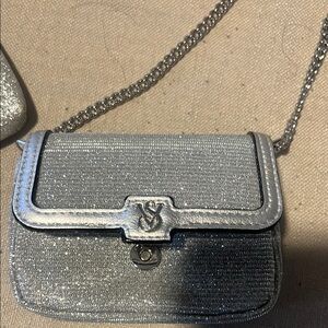 Silver Chain Shoulder Bag